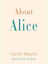 Cover image for About Alice